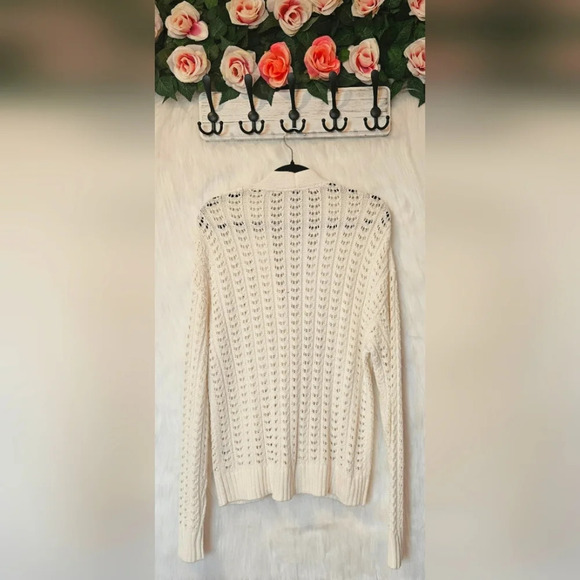 Denver Hayes Women's Semi Fitted Drop Shoulder Button Up Cardigan NWOT - Picture 4 of 5